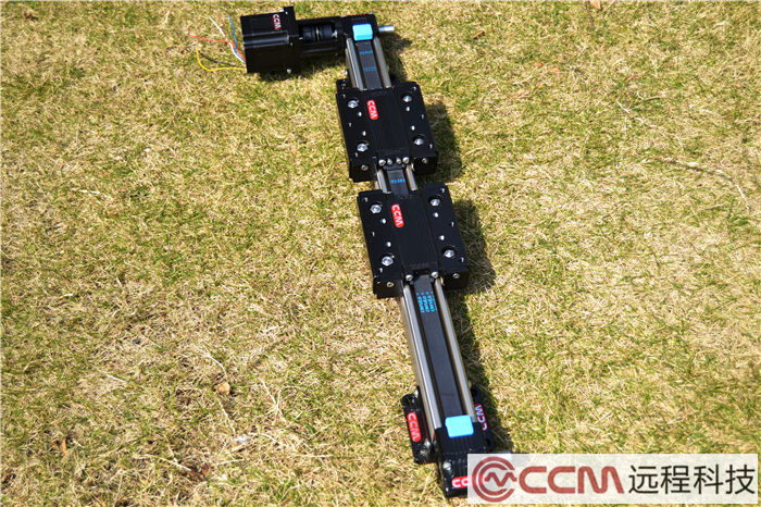 CCM直線模組電機直連單模組雙滑塊機構(gòu)實例